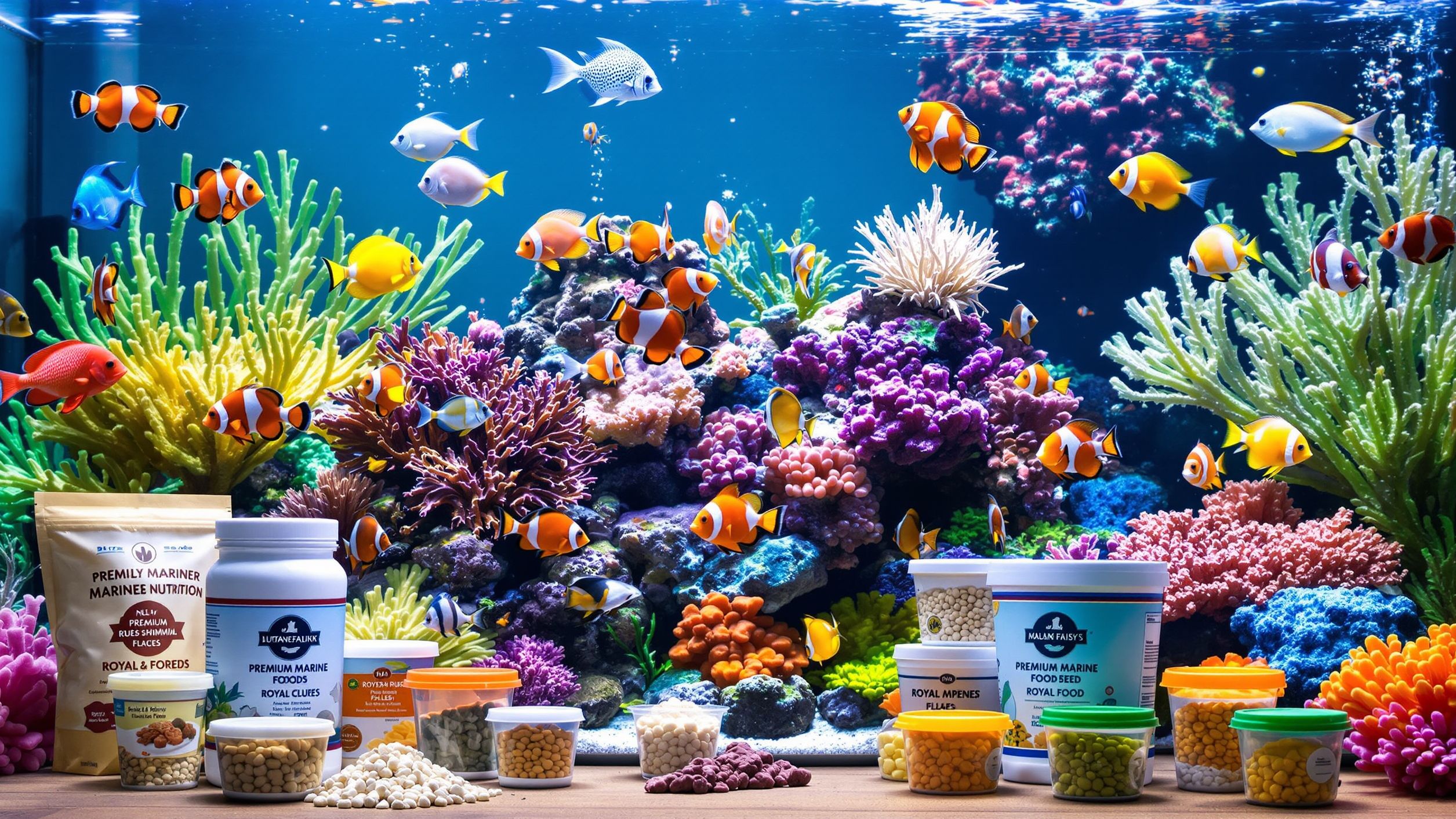 Best Foods for Saltwater Fish in Home Aquariums