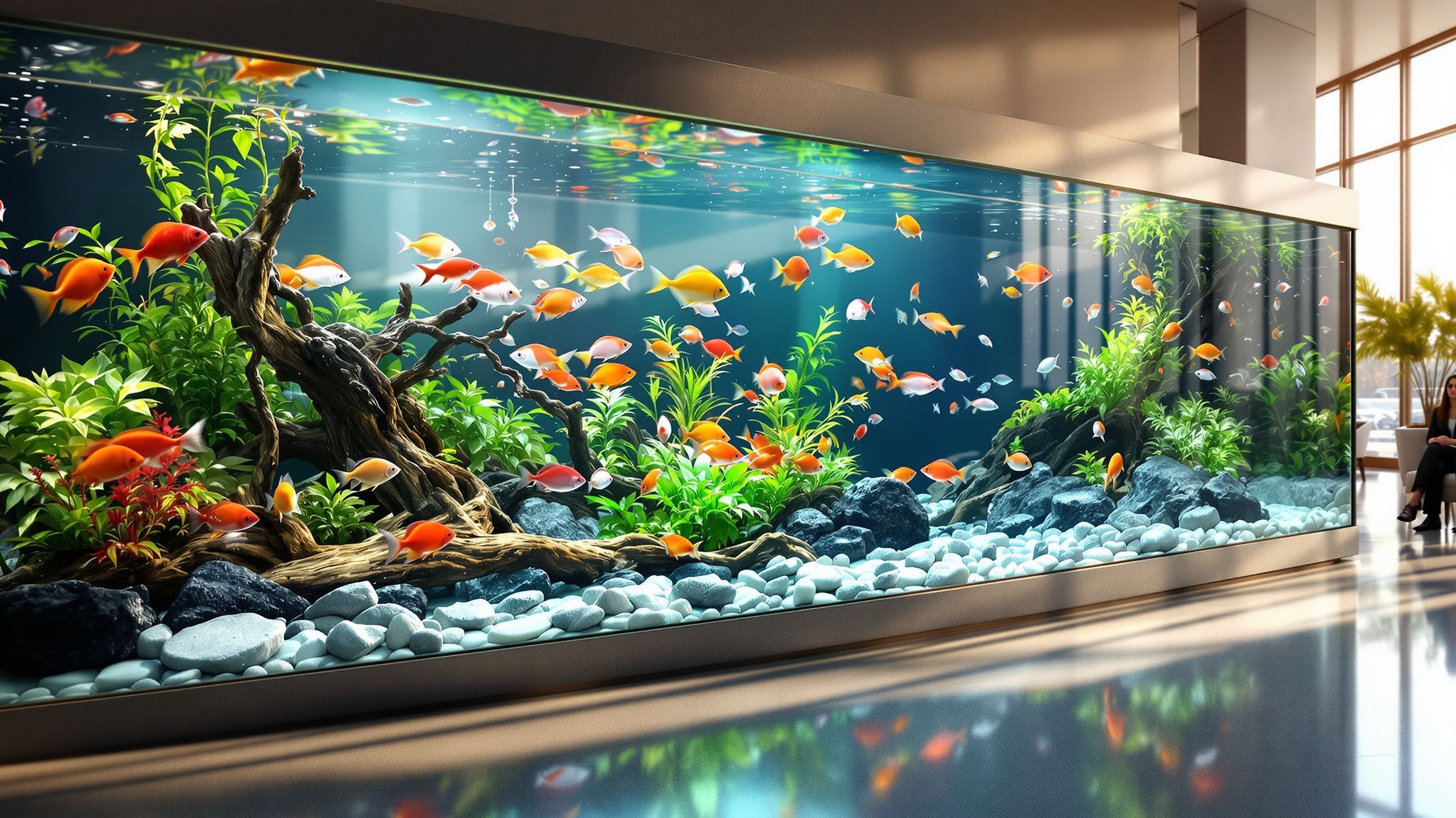 The Best Freshwater Fish for Office Therapy Tanks and Waiting Rooms